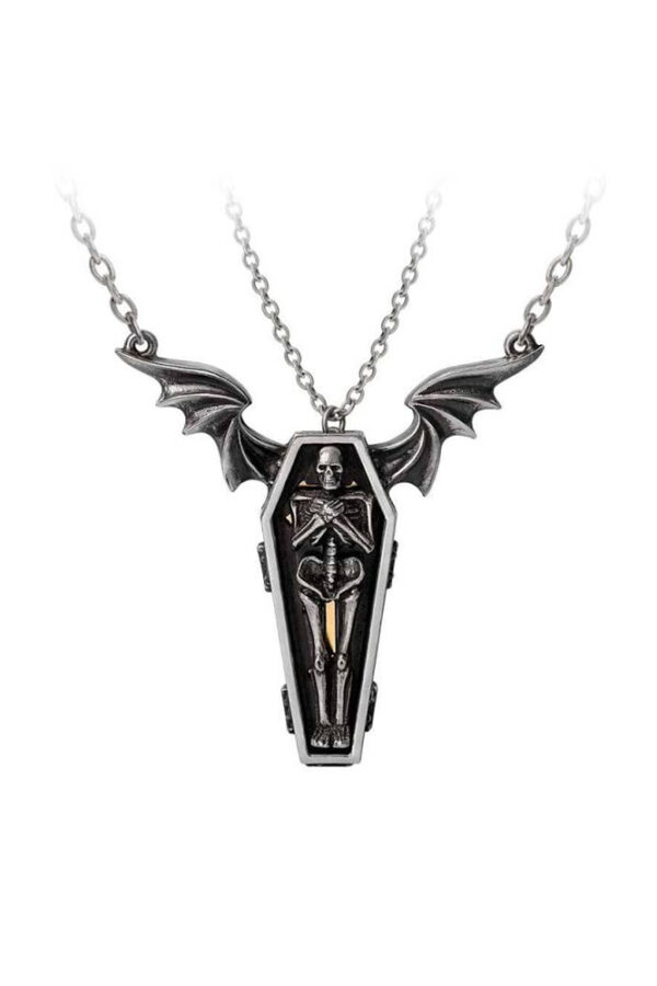 undying homage pendant necklace by alchemy gothic