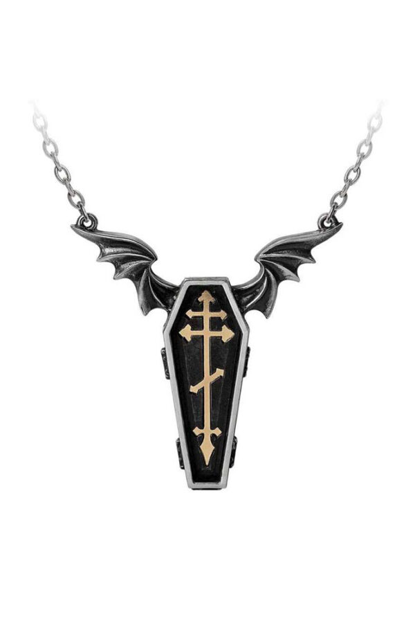 undying homage pendant necklace by alchemy gothic