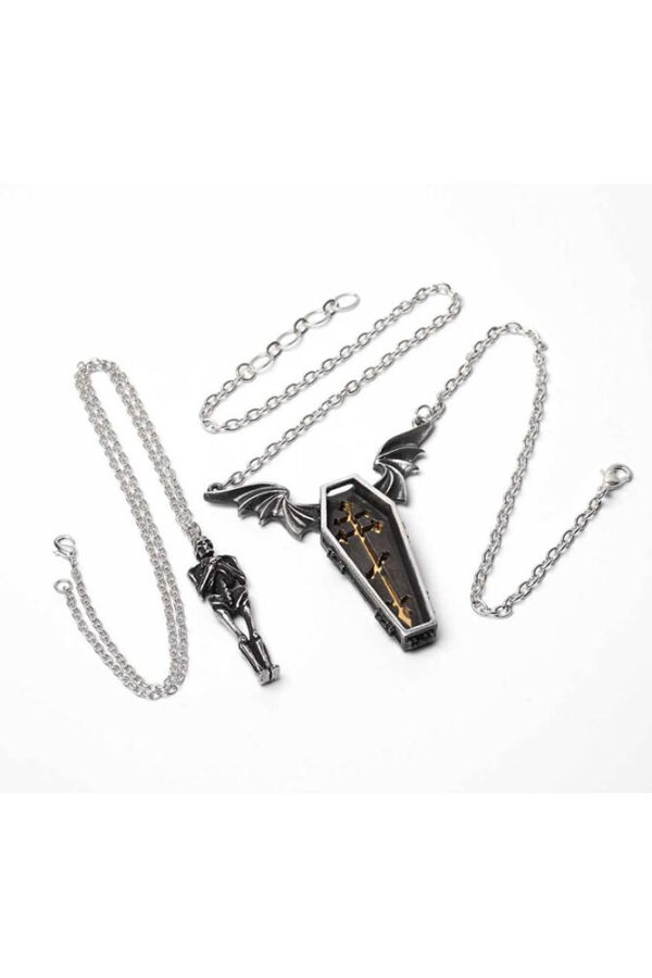 undying homage pendant necklace by alchemy gothic