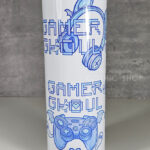 gamer ghoul blue gothic 20oz straight tumbler