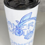 gamer ghoul blue gothic 20oz straight tumbler