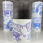 gamer ghoul pastel pink and blue gothic mug gift
