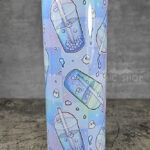 haunted boba ghost bubble tea pastel gothic 20oz straight tumbler