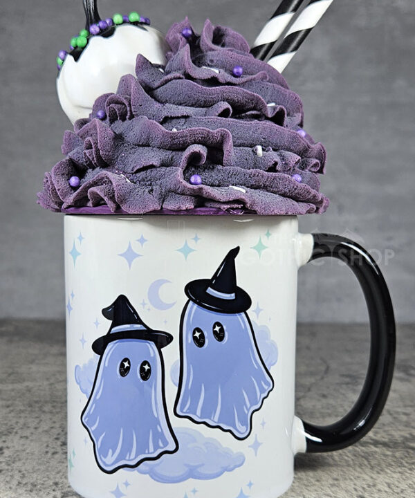 kawaii witchy ghosties & stars gothic mug