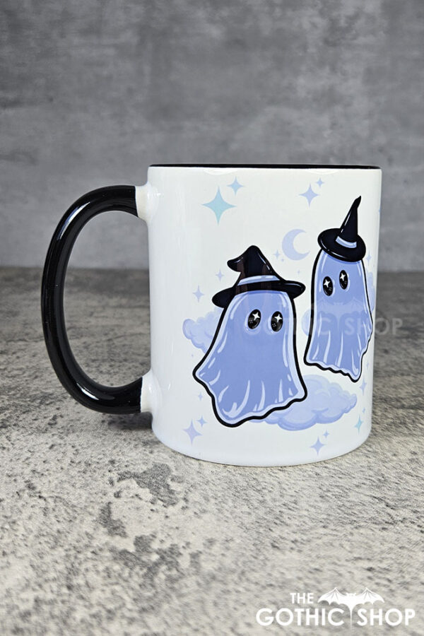 kawaii witchy ghosties & stars gothic mug
