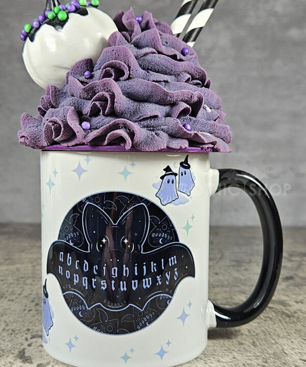 ouija bats & little kawaii witchy ghosties gothic mug