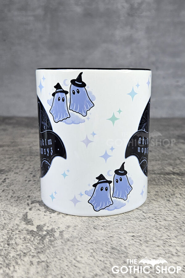 ouija bats & little kawaii witchy ghosties gothic mug