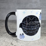 ouija bats & little kawaii witchy ghosties gothic mug