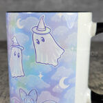 kawaii witchy ghosties ouija bats pastel pink blue gothic mug