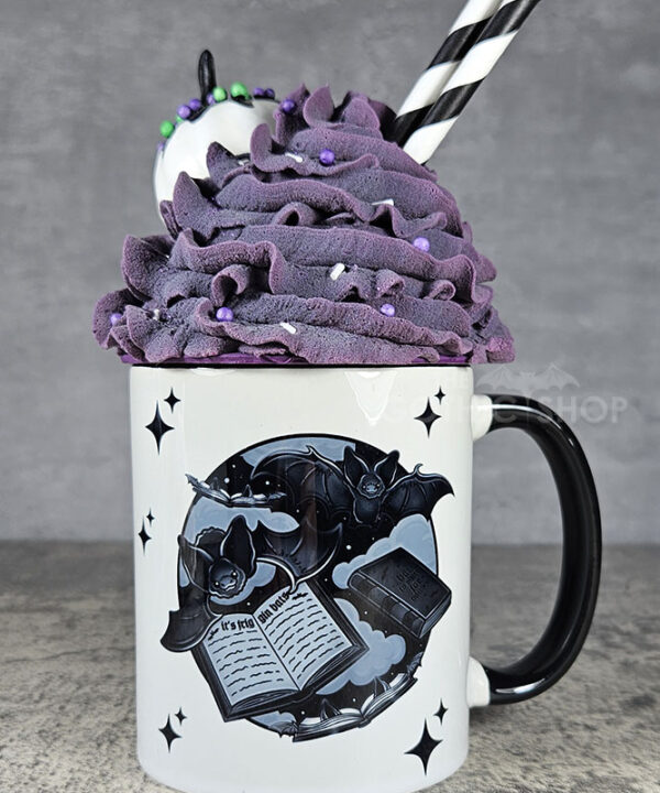 friggin bats & books gothic mug