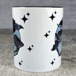 friggin bats & books gothic mug