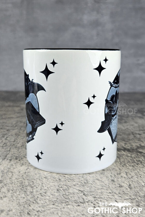 friggin bats & books gothic mug