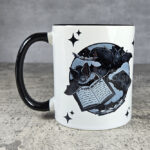 friggin bats & books gothic mug