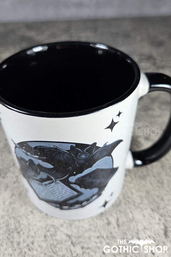 friggin bats & books gothic mug