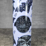 friggin bats & books & ouija bats light purple gothic 20oz straight tumbler