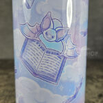friggin bats & books pink & blue pastel gothic 20oz straight tumbler