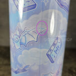 friggin bats & books pink & blue pastel gothic 20oz straight tumbler second