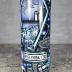 bookish nook spider book lovers club bookshelves gothic 20oz straight tumbler second