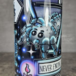 bookish nook spider book lovers club bookshelves gothic 20oz straight tumbler second