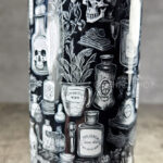 witch's apothecary potions 20oz straight gothic tumbler