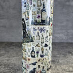 witch's apothecary potions & flowers light 20oz straight gothic tumbler