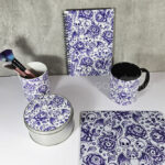 spooky porcelain purple bat round tin (copy)