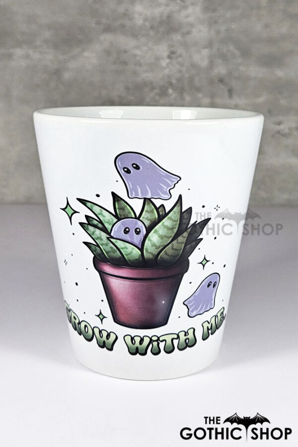 grow with me ghosties cactus small plant pot