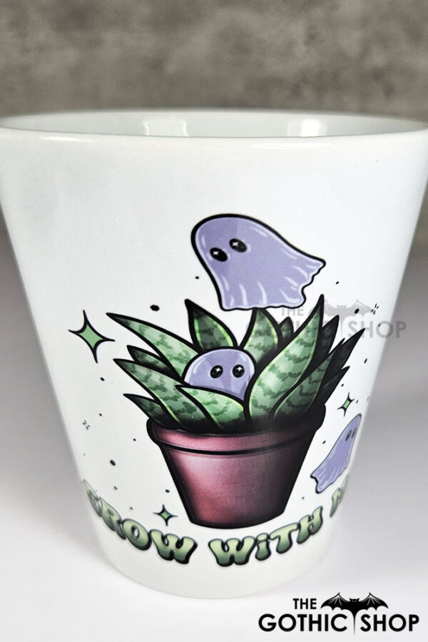 grow with me ghosties cactus small plant pot