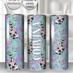 pet sandworm pastel shimmer 20oz straight tumbler