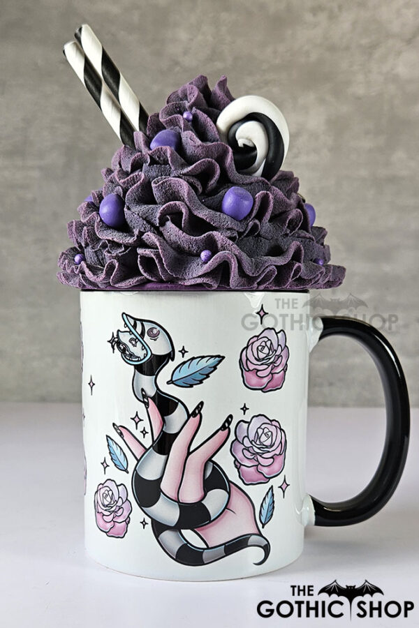 pet sandworm and roses gothic mug
