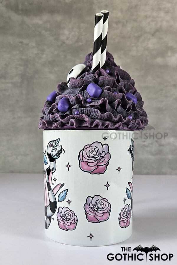 pet sandworm and roses gothic mug