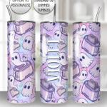 toastie ghosties 20oz straight tumbler with option to personalise