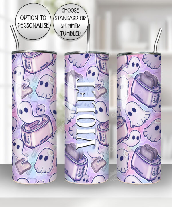 toastie ghosties 20oz straight tumbler with option to personalise