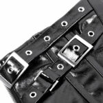 cw089 shiny black corset belt by dark in love