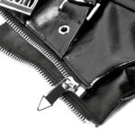 cw089 shiny black corset belt by dark in love