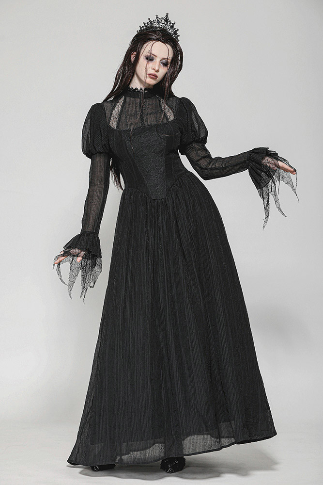 black gothic dress