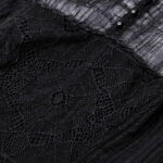 dw1005 ordelia long black gothic maxi dress with princess sleeves