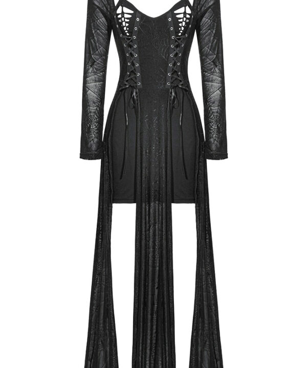 dw1061 sabrina cobweb lace black gothic dress by dark in love