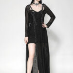 dw1061 sabrina cobweb lace black gothic dress by dark in love