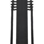 kw367 thora buckle skirt with high slits & buckles by dark in love