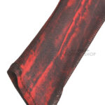 tw620 black and red tie dye mesh versatile gothic top by dark in love