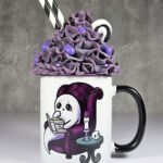 personalised haunted library ghostie readers gothic spooky mug