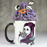 personalised haunted library ghostie readers gothic spooky mug