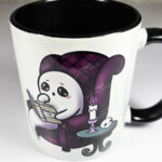 personalised haunted library ghostie readers gothic spooky mug