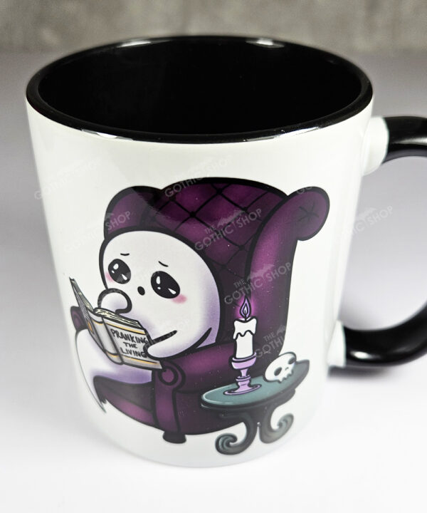 personalised haunted library ghostie readers gothic spooky mug