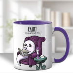 ghostie reader gothic spooky ceramic mug with option to personalise