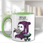 ghostie reader gothic spooky ceramic mug with option to personalise