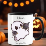 celestial ghost tea gothic ceramic mug with option to personalise