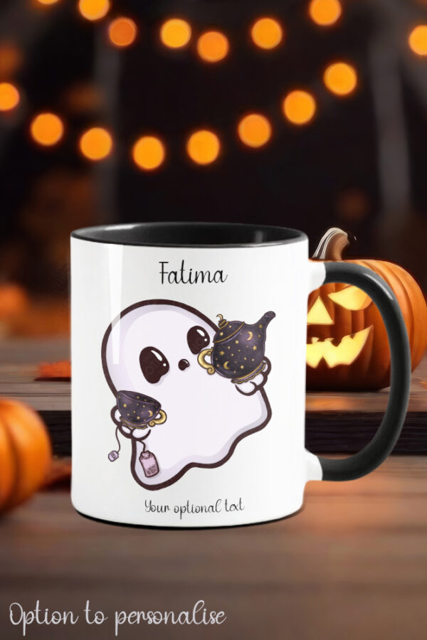 celestial ghost tea gothic ceramic mug with option to personalise