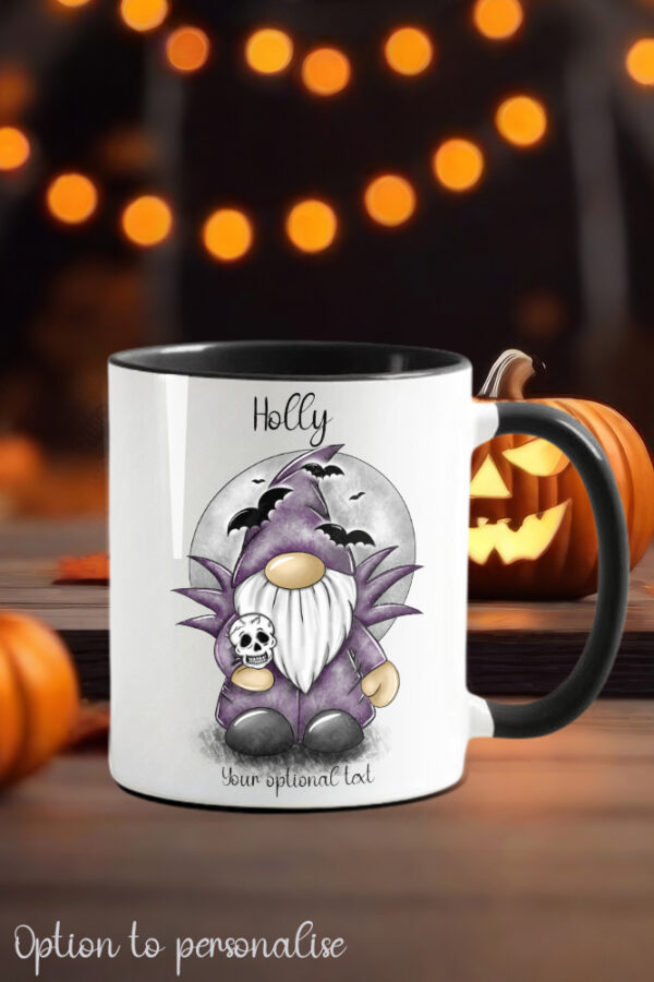 gonk gnome wizard gothic ceramic mug with option to personalise